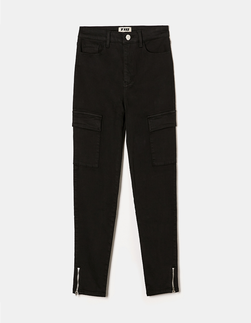 Mens Skinny Cargo Jeans With Pocket Black Denim Combat Biker Work Mens Skinny  Cargo Trousers By New Fashion Brand X0621218A From Yq5664, $25.15 |  DHgate.Com
