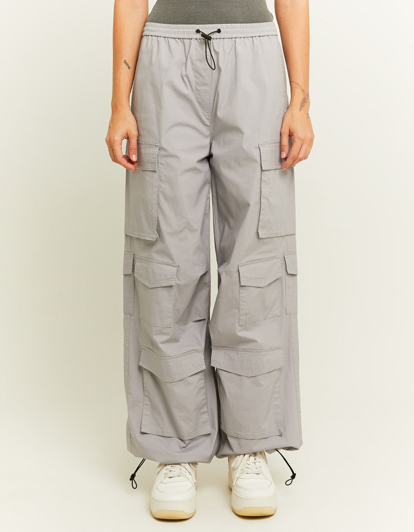 TALLY WEiJL, Pantaloni Cargo Grigi for Women