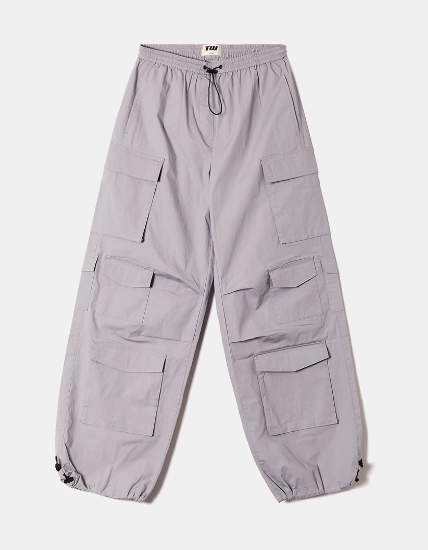 TALLY WEiJL, Grey Cargo Pants for Women