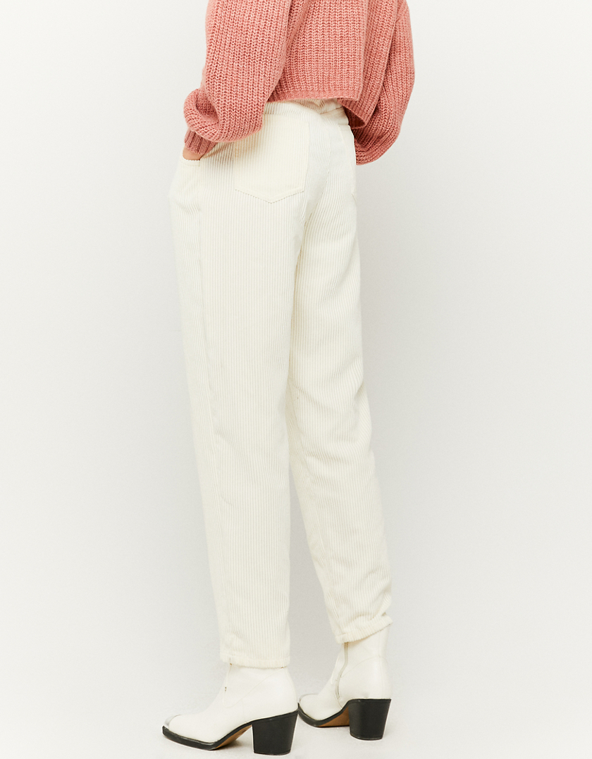 TALLY WEiJL, Pantalon Slouchy Taille Haute Blanc for Women