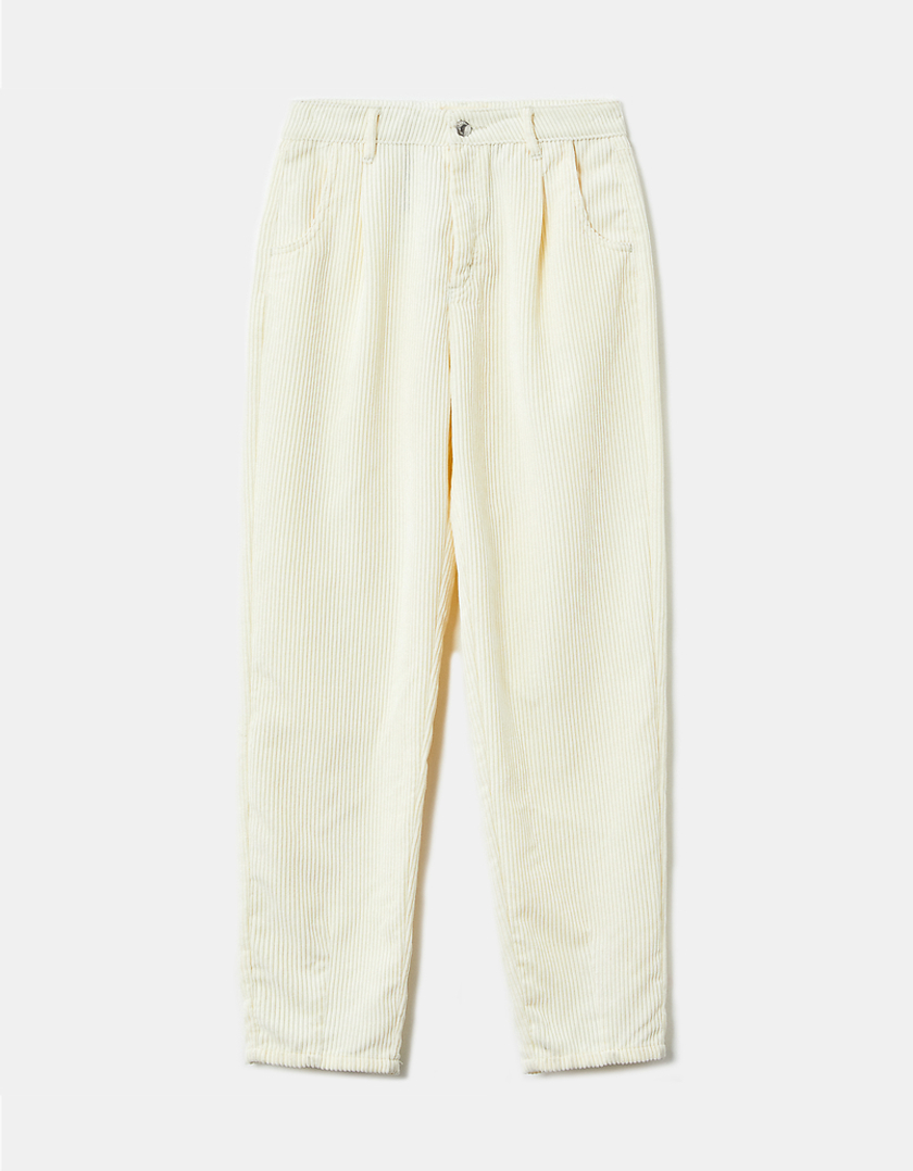 TALLY WEiJL, Pantalon Slouchy Taille Haute Blanc for Women