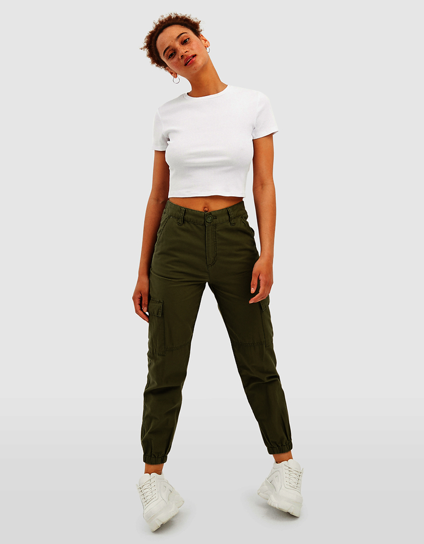 TALLY WEiJL, High Waist Cargo Trousers for Women