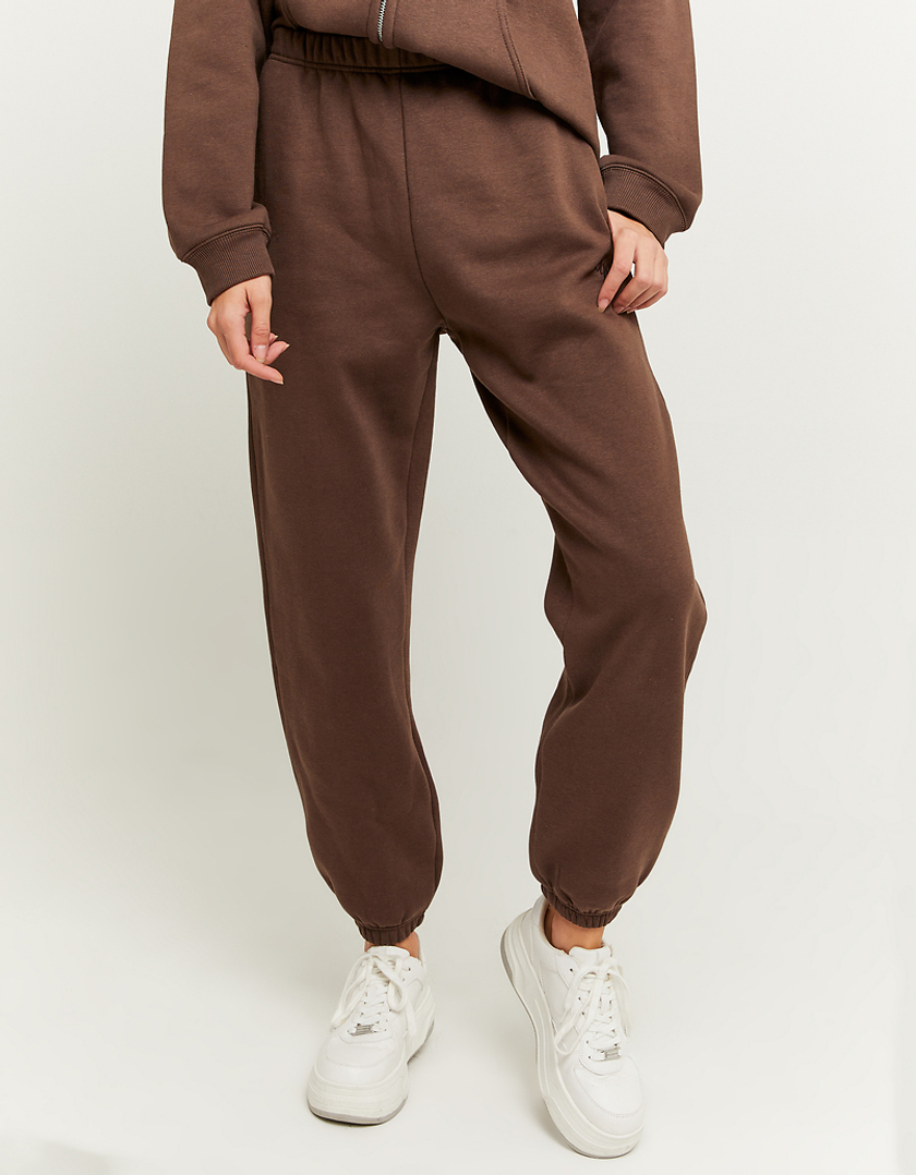 TALLY WEiJL, Pantalon de jogging marron à taille haute for Women