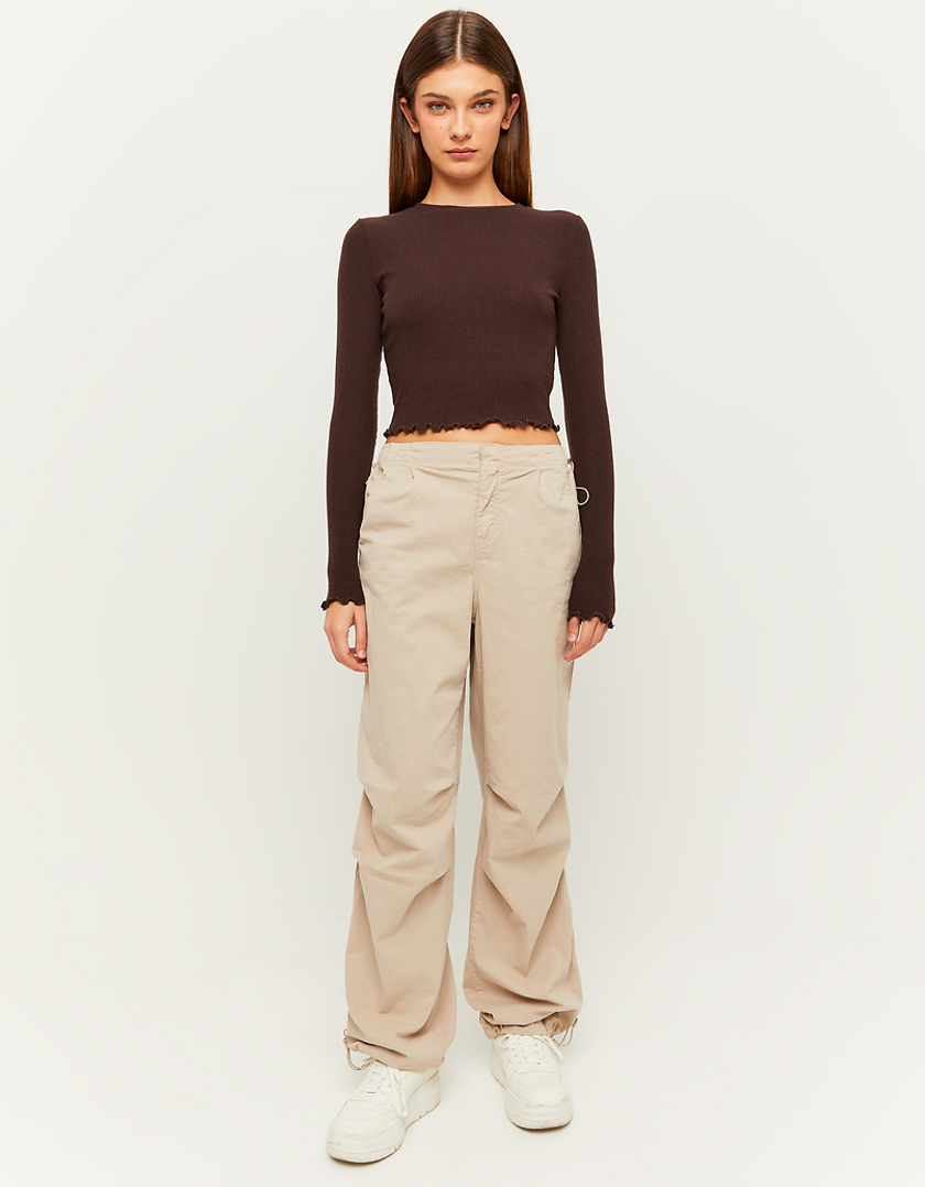 TALLY WEiJL, Beige Parachute Trouser for Women