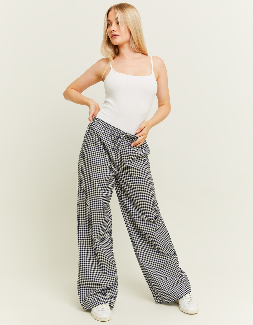 TALLY WEiJL, checkered pyjama - style trousers  for Women