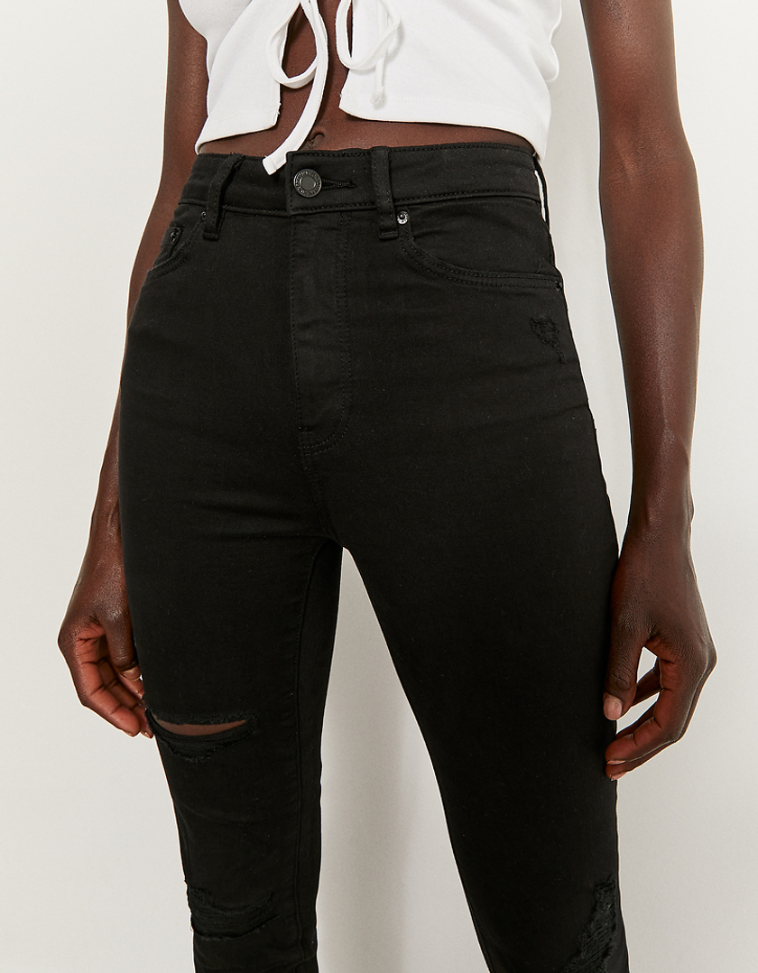 TALLY WEiJL, Black High Waist Skinny Trousers for Women