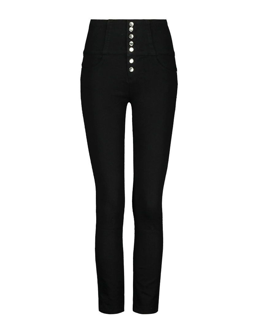 TALLY WEiJL, Pantalon Noir Taille Haute Skinny for Women