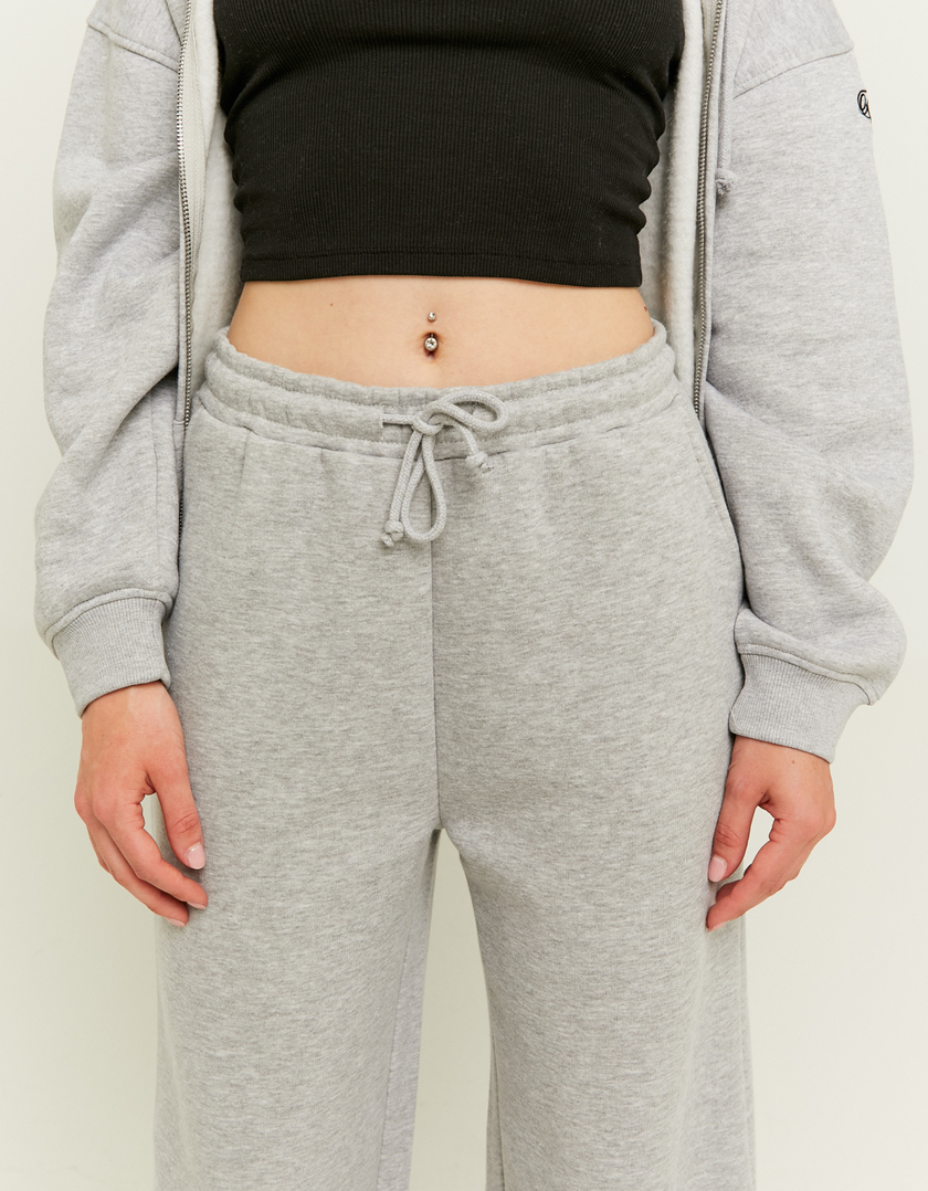 TALLY WEiJL, Grey Wide Leg Basic Joggers for Women