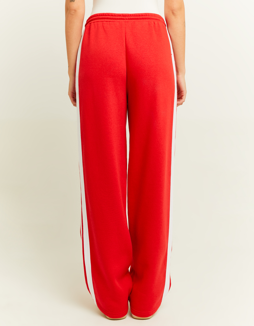 TALLY WEiJL, Jogging Wide Leg Rouge Basique for Women