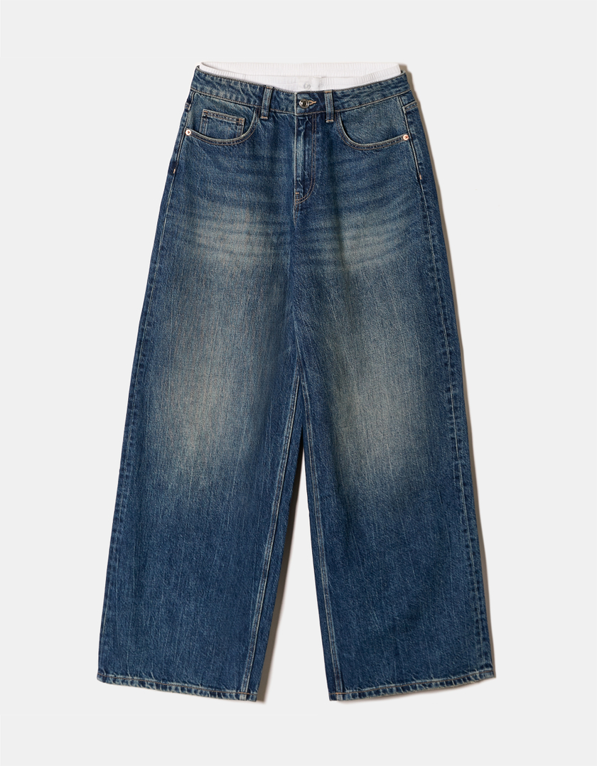 TALLY WEiJL, Weite Jeans mit Boxer-Detail for Women