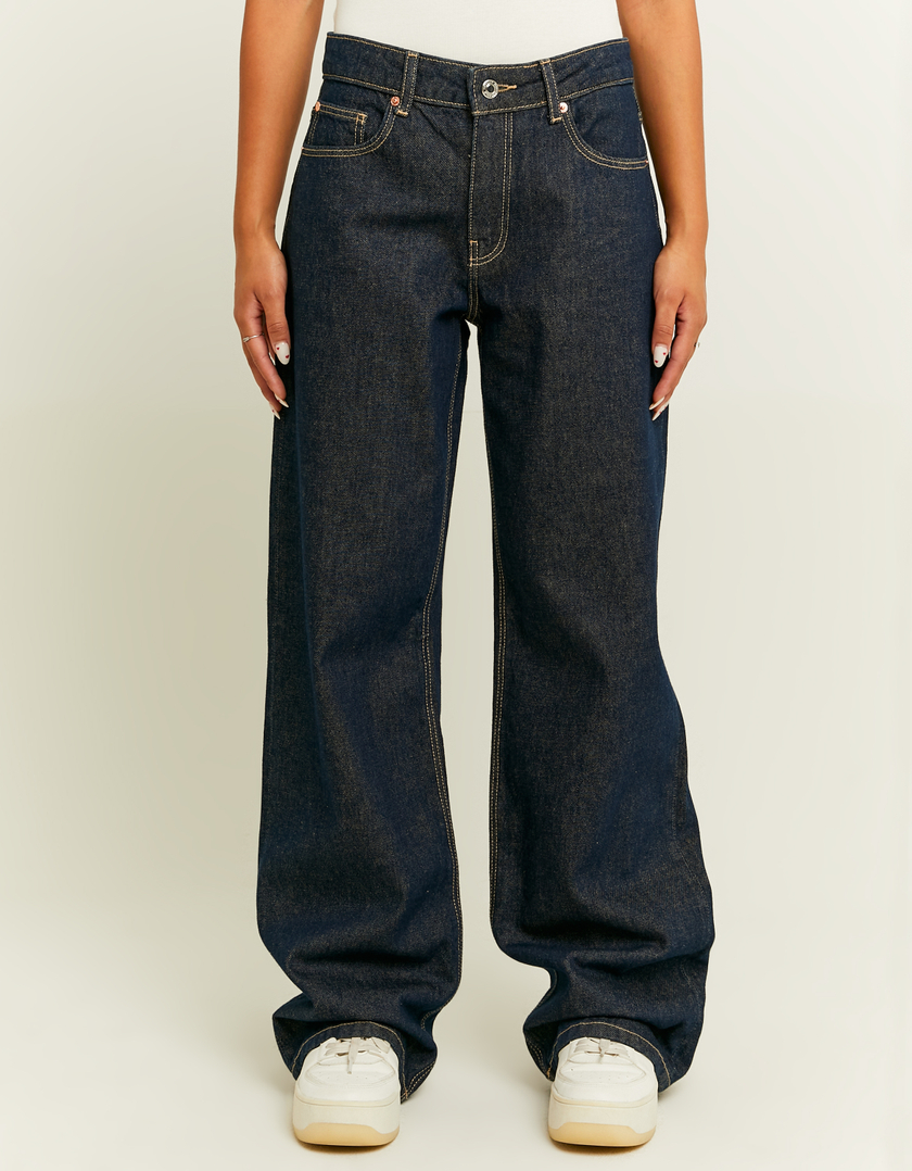 TALLY WEiJL, Dunkel gewaschene, weite Jeans for Women