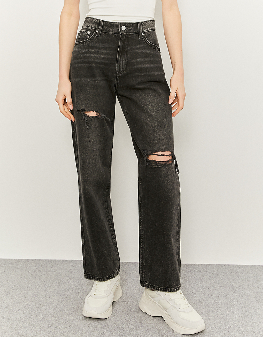 TALLY WEiJL, High Waist Straight Leg Jeans for Women