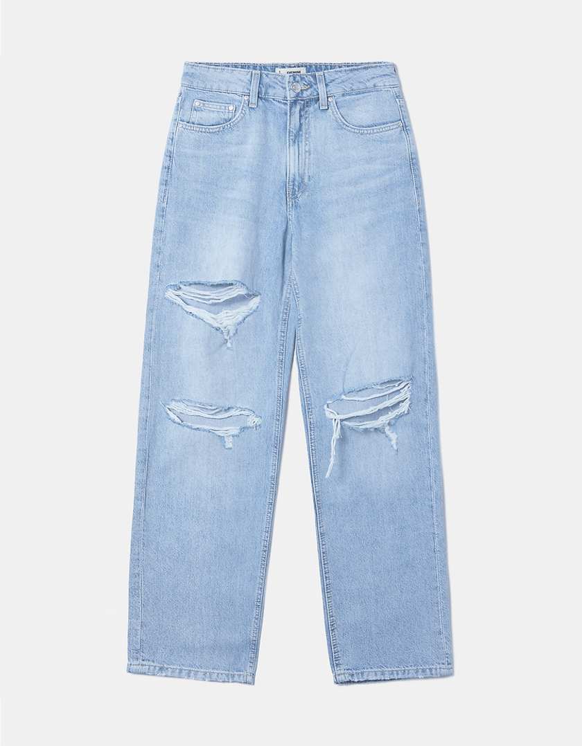 TALLY WEiJL, High Waist Straight Leg Jeans for Women