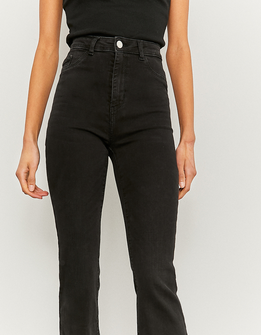 TALLY WEiJL, Black High Waist Flare Jeans for Women