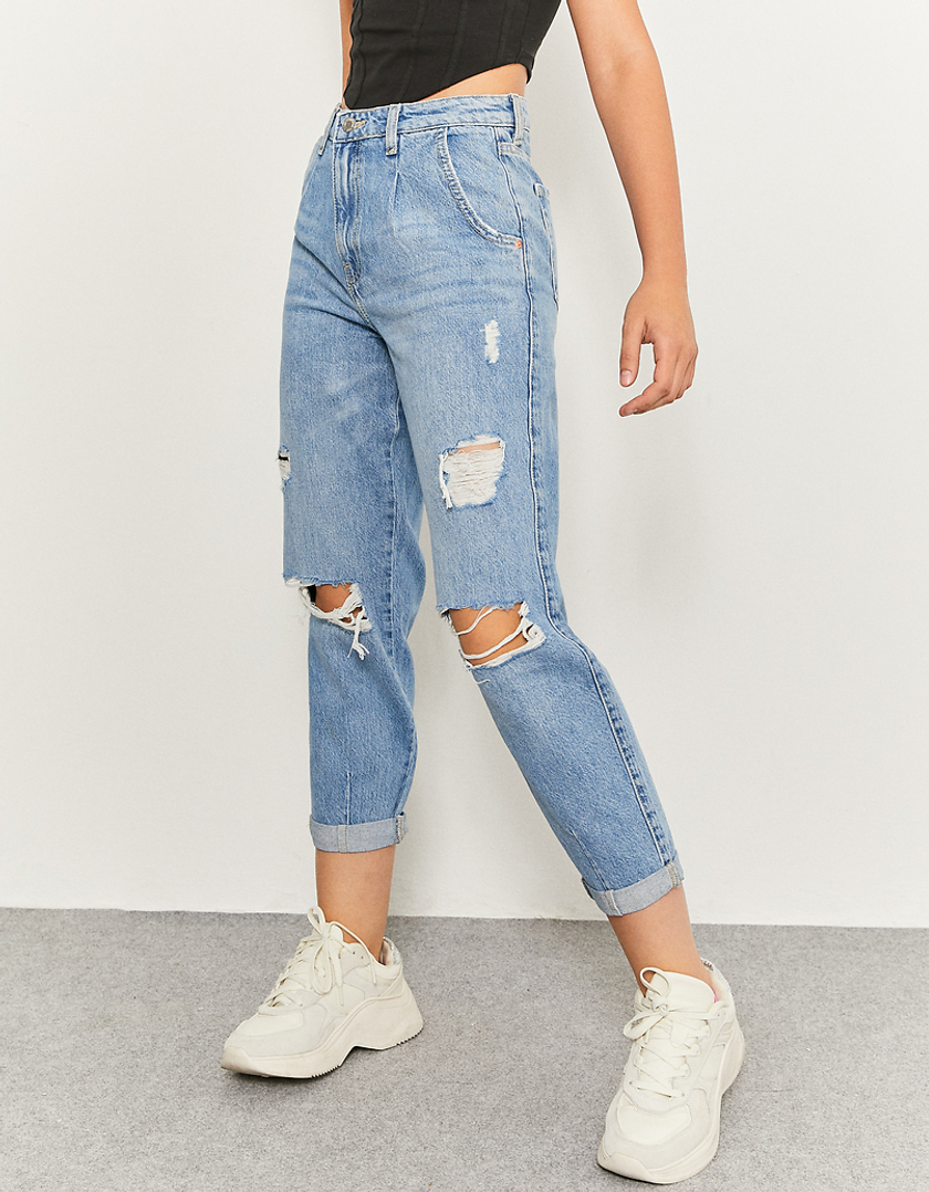 TALLY WEiJL, Blue  High Waist Slouchy Jeans for Women