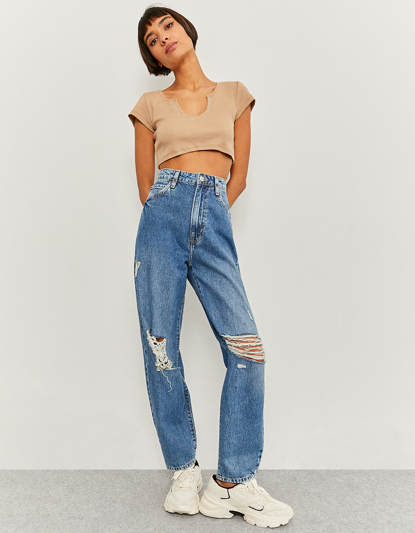 TALLY WEiJL, Mom Jeans a Vita Alta for Women