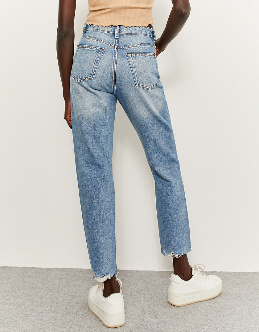 TALLY WEiJL, Mom Jeans Strappati a Vita Alta for Women