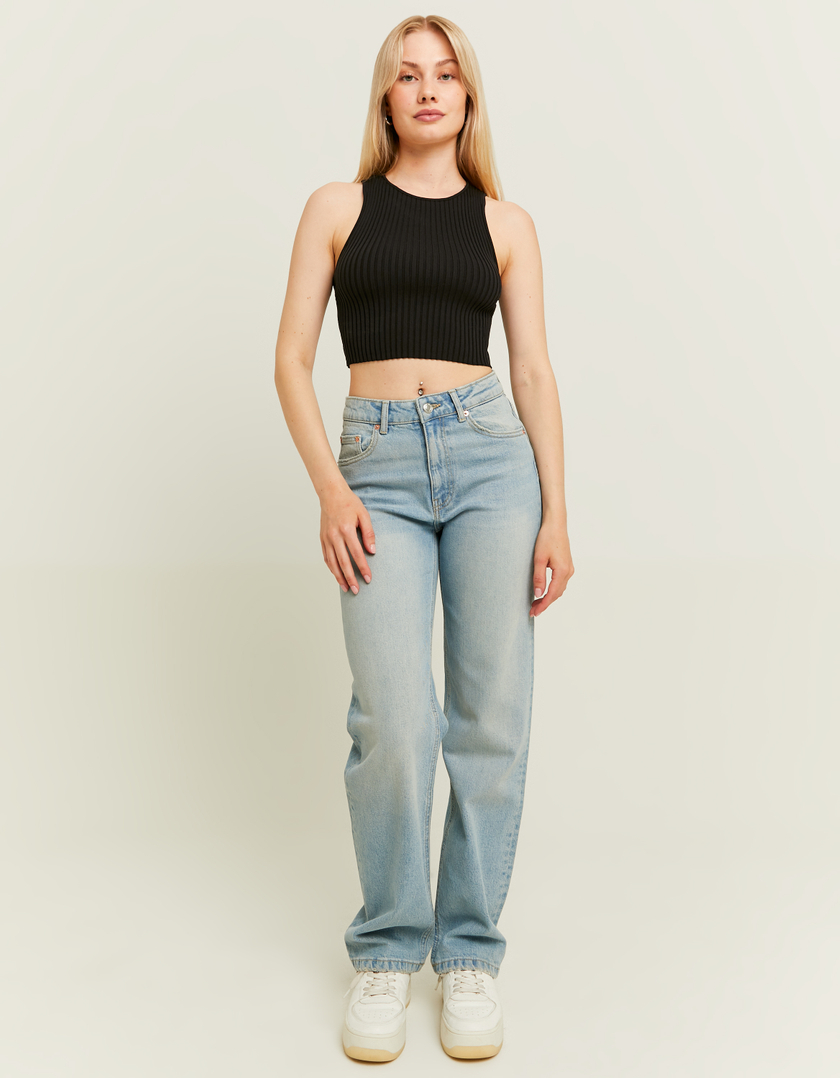 TALLY WEiJL, High Waist Straight Leg Jeans for Women