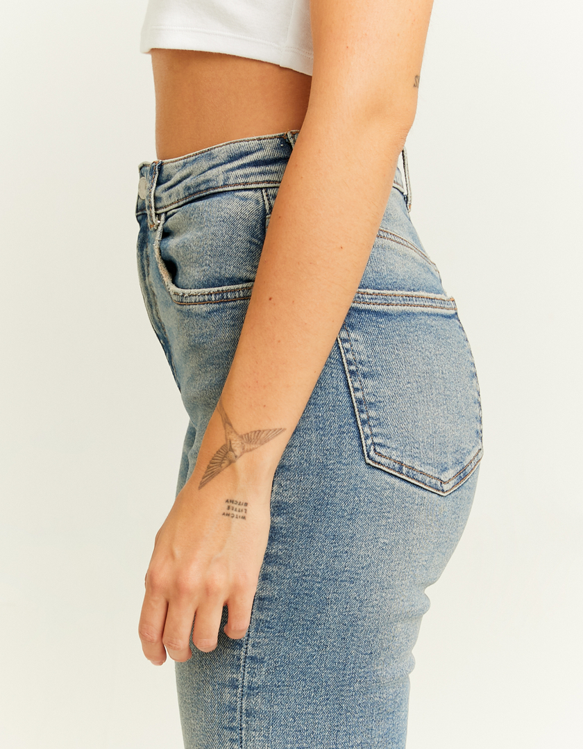 TALLY WEiJL, Jeans Cropped Flare a Vita Alta for Women