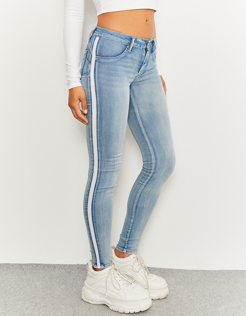 TALLY WEiJL, Jeans Push Up a Vita Alta Blu for Women