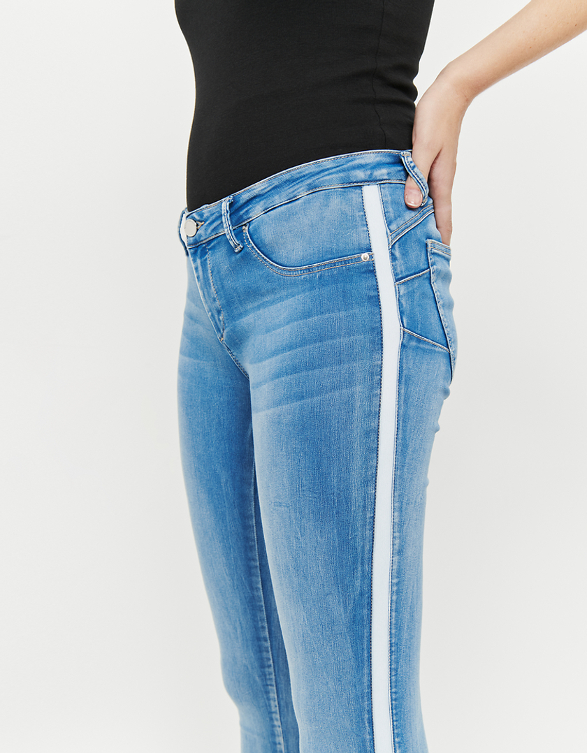 TALLY WEiJL, Jeans Push Up a Vita Alta Blu for Women