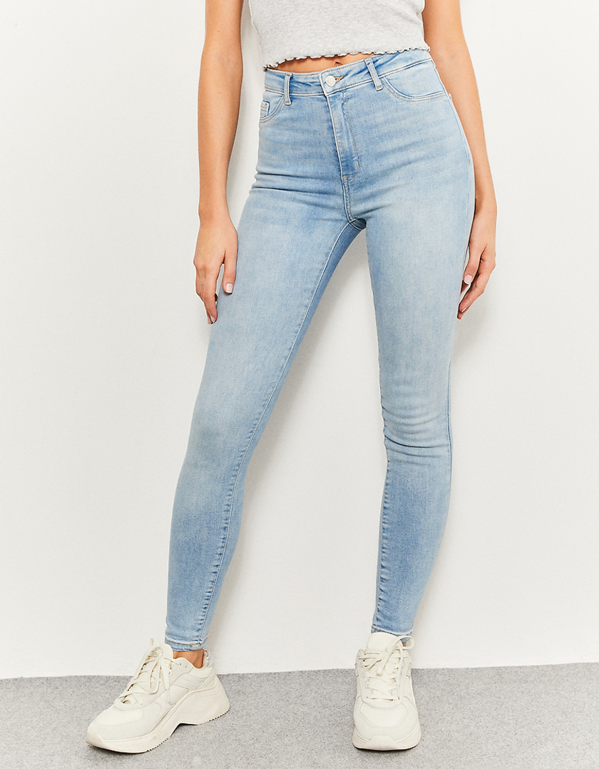 TALLY WEiJL, Blaue High Waist Skinny Jeans for Women