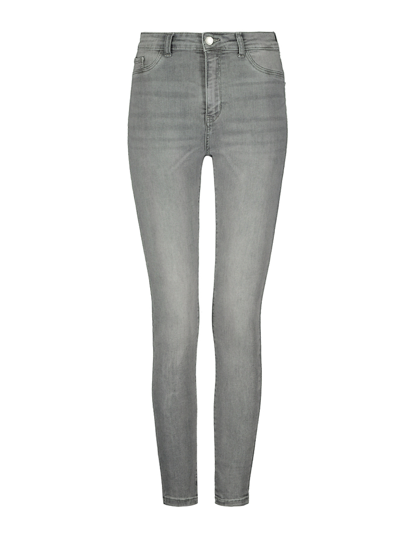 TALLY WEiJL, Jeans Skinny A Vita Alta Grigi  for Women