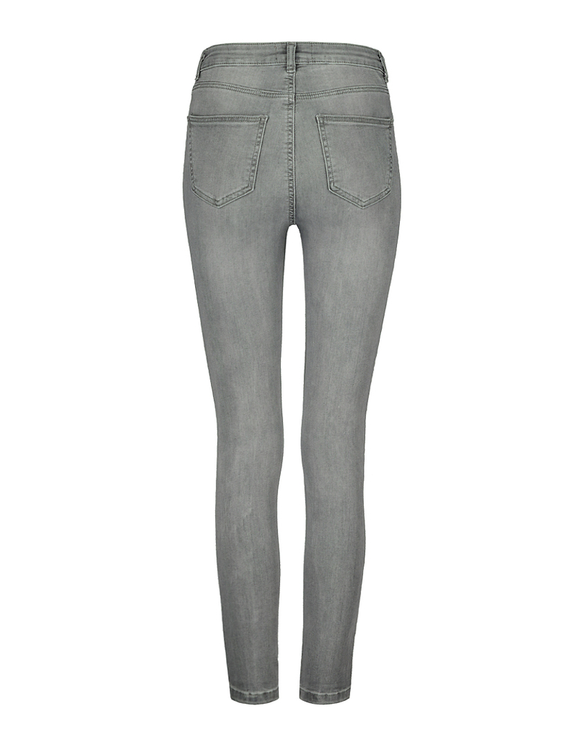 TALLY WEiJL, Jeans Skinny A Vita Alta Grigi  for Women