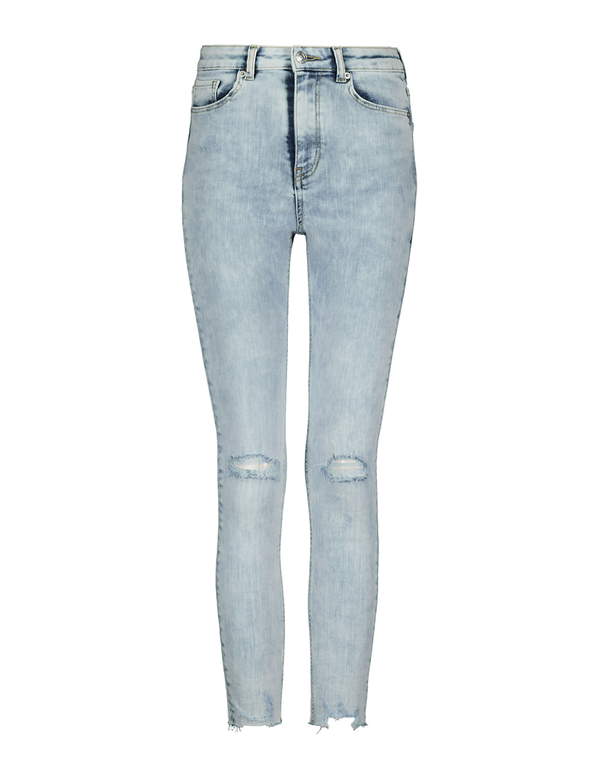 TALLY WEiJL, Jeans Skinny Strappati a Vita Alta for Women