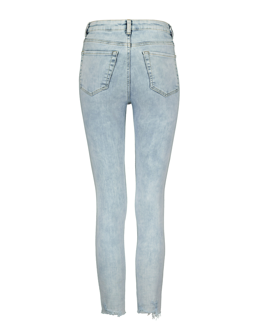 TALLY WEiJL, Jeans Skinny Strappati a Vita Alta for Women