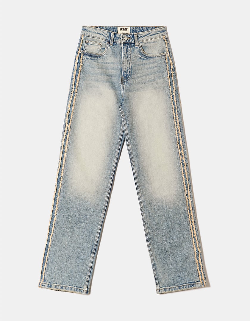 TALLY WEiJL, Fancy High Waist Straight Leg Jeans for Women