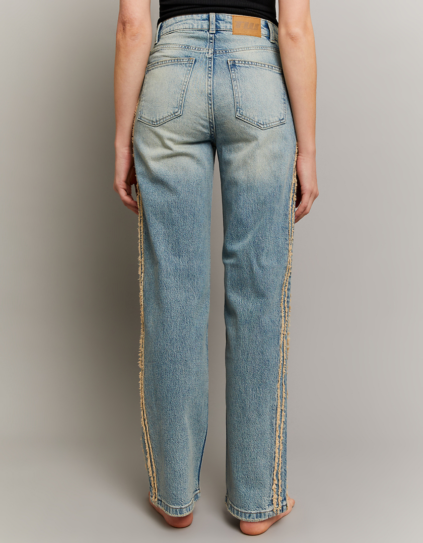 TALLY WEiJL, Fancy High Waist Straight Leg Jeans for Women