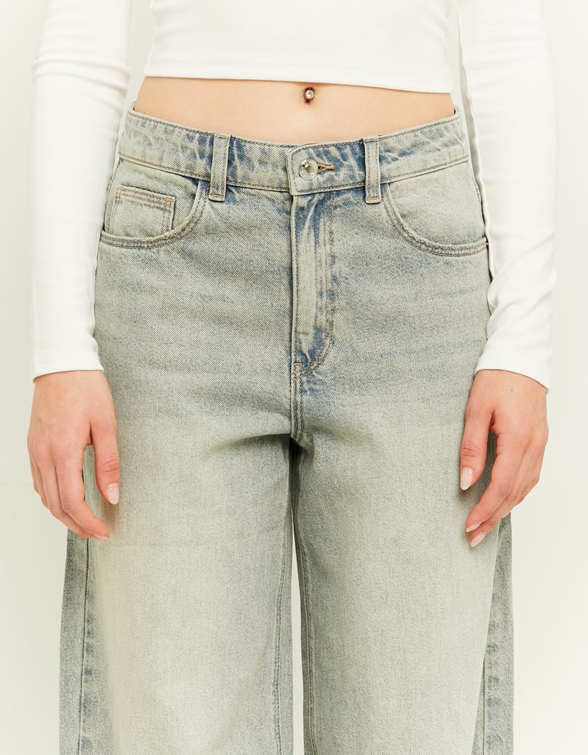 TALLY WEiJL, Mid Waist Skater Jeans for Women