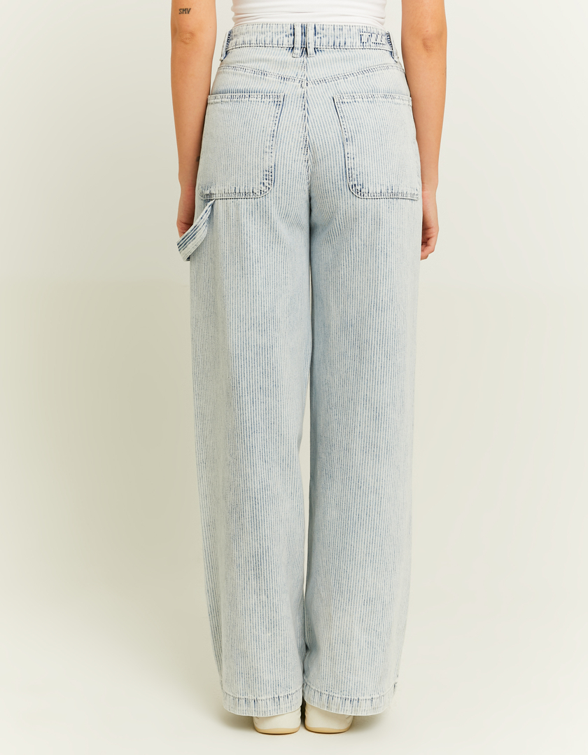 TALLY WEiJL, Gestreifte Jeans mit weitem Bein for Women