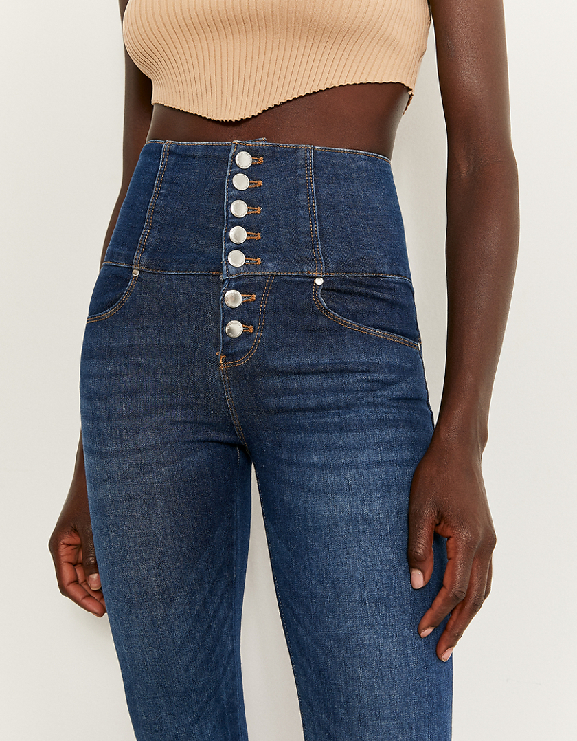 TALLY WEiJL, Jean Skinny Taille Haute Bleu for Women