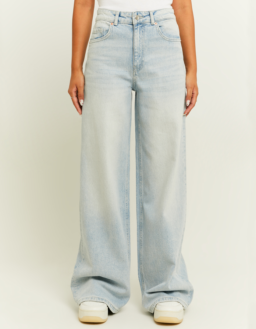 TALLY WEiJL, Jeans Wide Leg a Vita Alta for Women