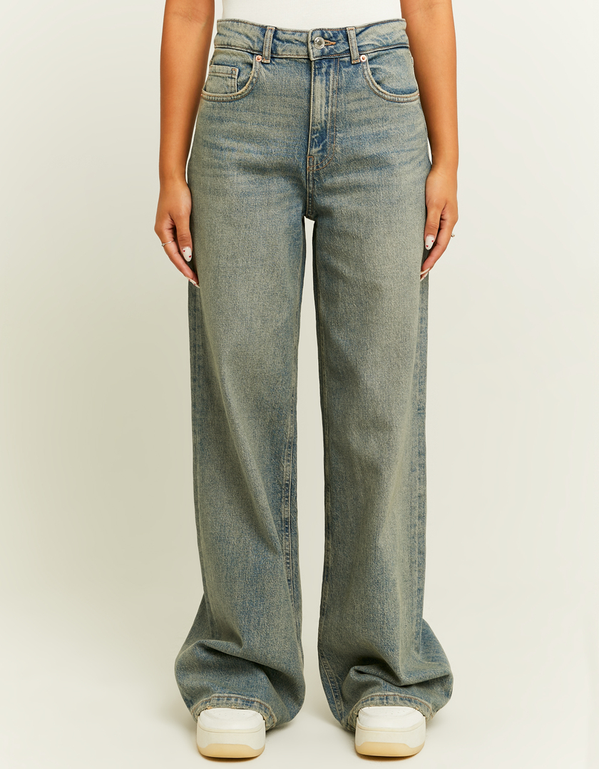 TALLY WEiJL, Jeans Wide Leg a Vita Alta for Women