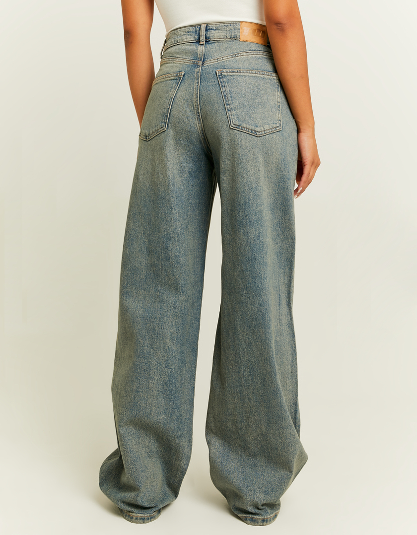 TALLY WEiJL, Jeans Wide Leg a Vita Alta for Women