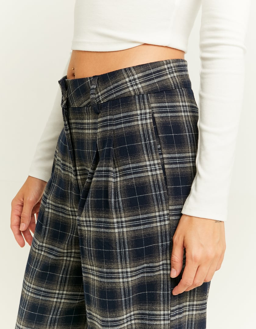 TALLY WEiJL, Pantalon Wide Leg à Carreaux for Women