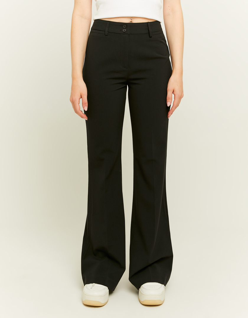 TALLY WEiJL, Pantaloni Bootcut Tailoring Neri for Women