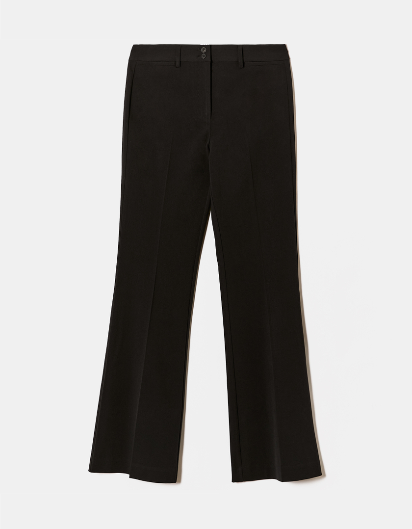 TALLY WEiJL, Pantaloni Bootcut Tailoring Neri for Women