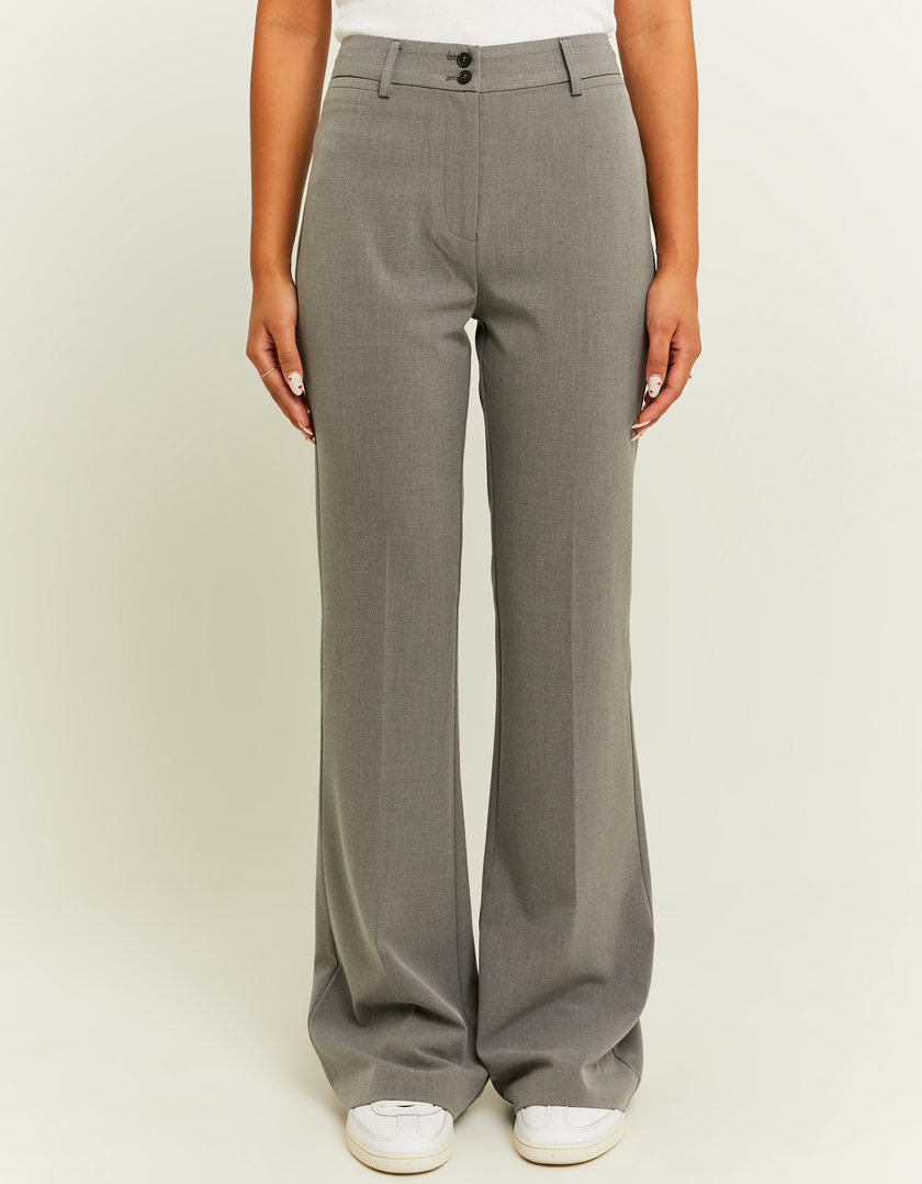 TALLY WEiJL, Grey Tailoring Bootcut Trousers for Women