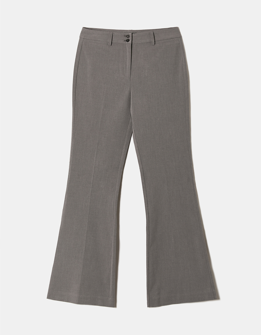 TALLY WEiJL, Grey Tailoring Bootcut Trousers for Women