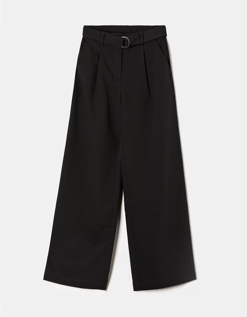 TALLY WEiJL, Black Wide Leg Trousers for Women