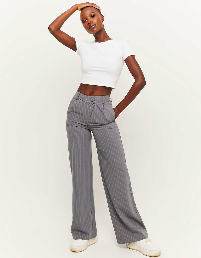 TALLY WEiJL, Pantaloni Wide Leg A Righe for Women