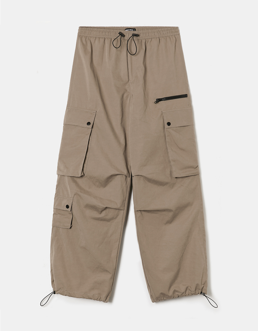 TALLY WEiJL, High Waist Cargo Parachute Trousers for Women