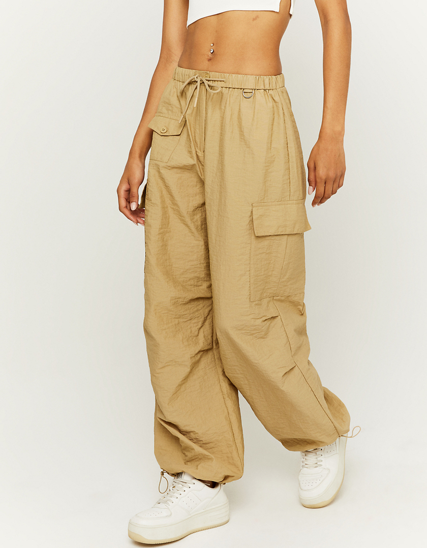 TALLY WEiJL, Beige Parachute Trousers for Women