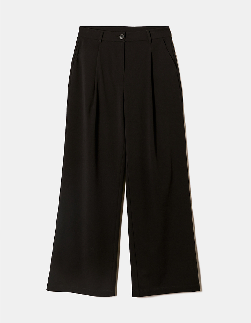 TALLY WEiJL, Black Wide Leg Trousers for Women