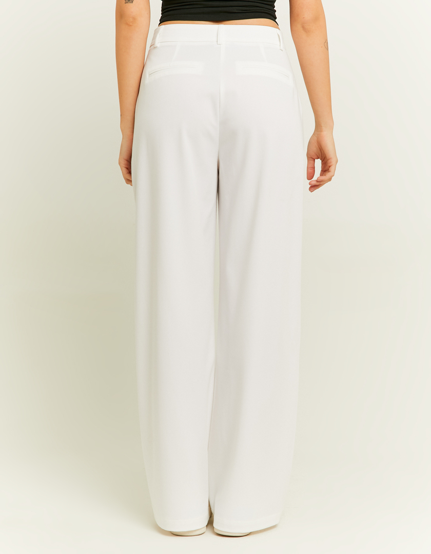 TALLY WEiJL, Pantalon Wide Leg Blanc for Women