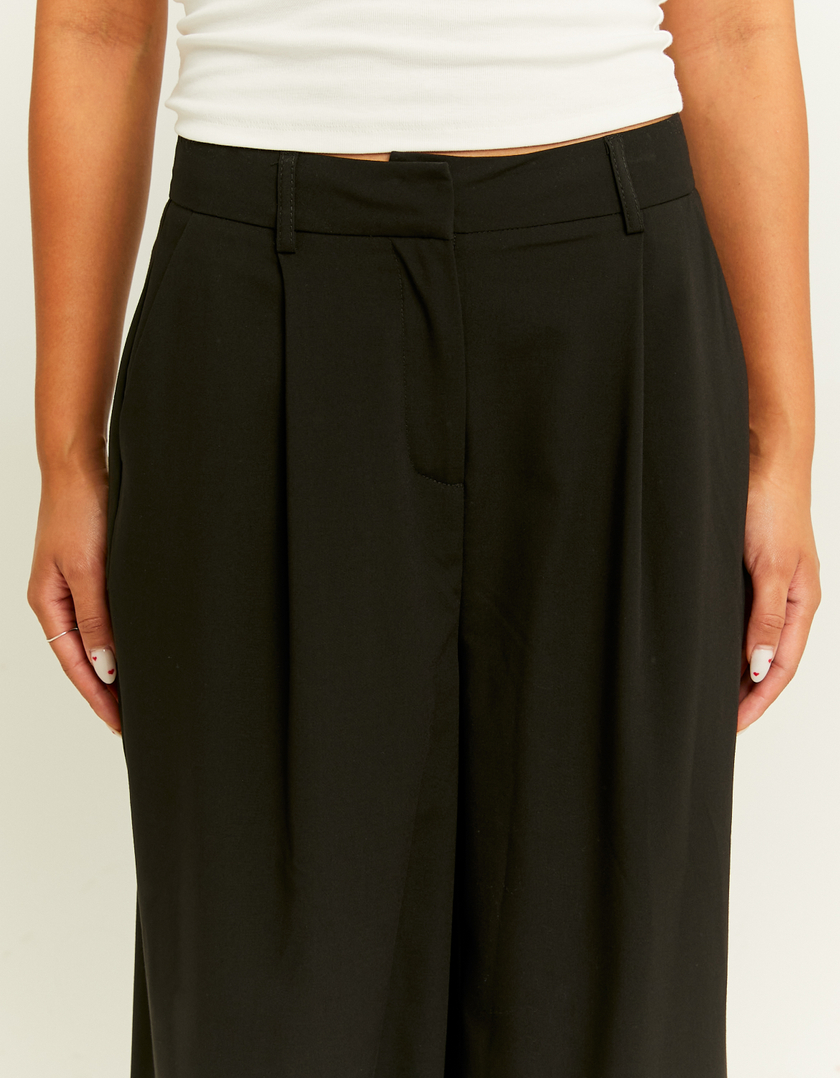 TALLY WEiJL, Black Wide Leg Tailoring Trousers for Women